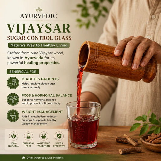 MadhuNash Vijaysar Wellness Glass ( Sugar Control )