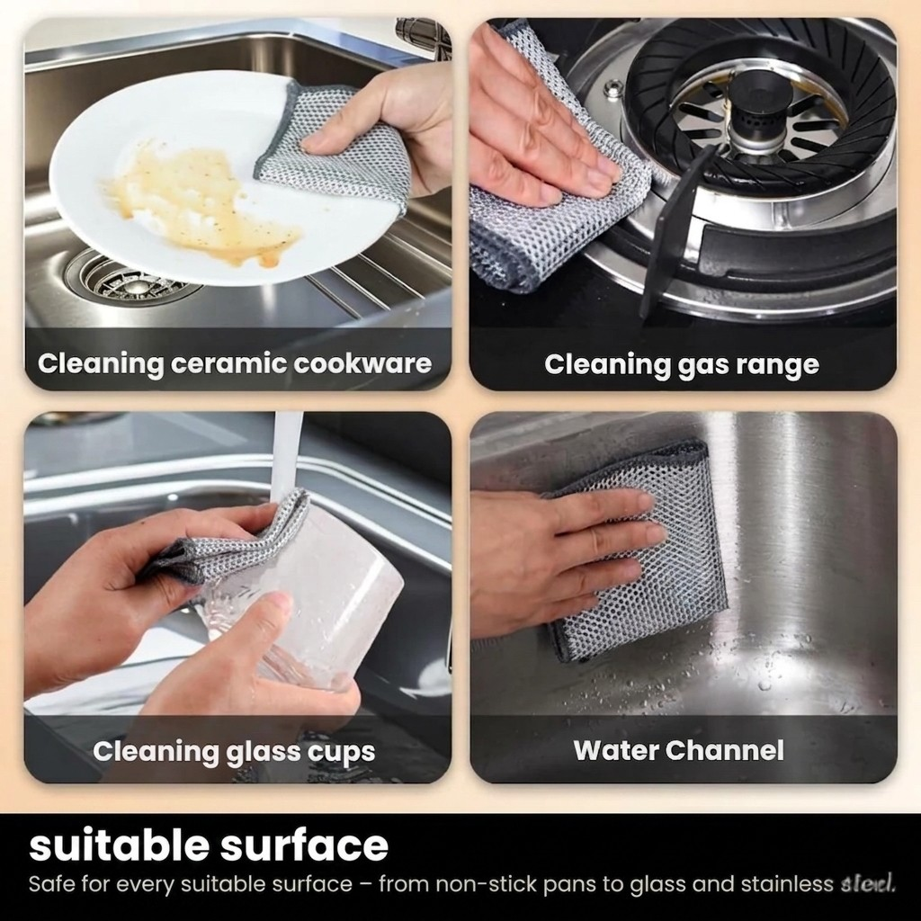 ZeroScratch Wire Kitchen Cloth 🔥 BUY 10 GET 10 FREE 🔥