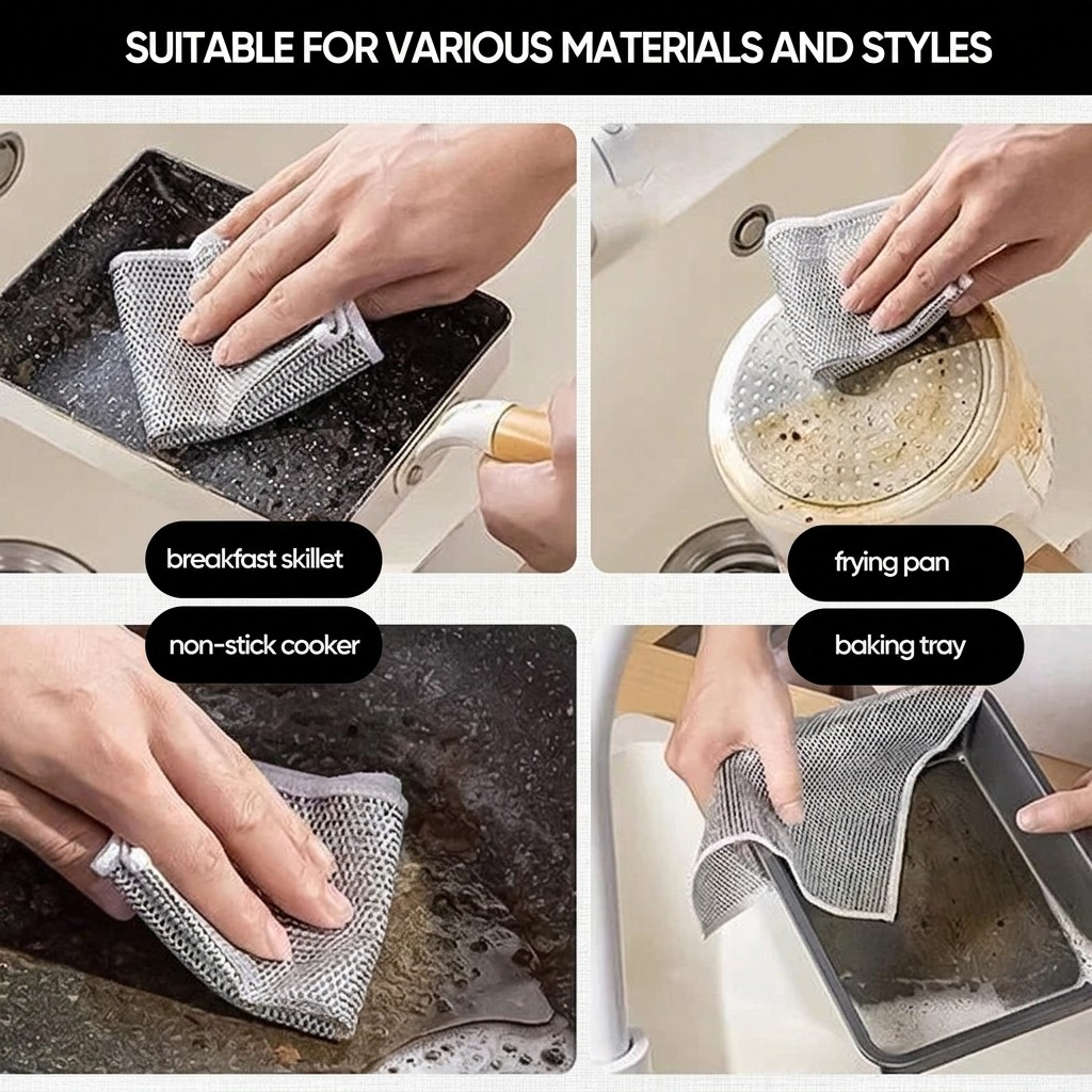 ZeroScratch Wire Kitchen Cloth 🔥 BUY 10 GET 10 FREE 🔥