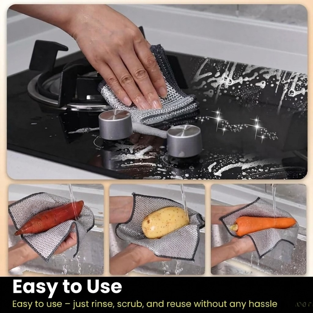 ZeroScratch Wire Kitchen Cloth 🔥 BUY 10 GET 10 FREE 🔥