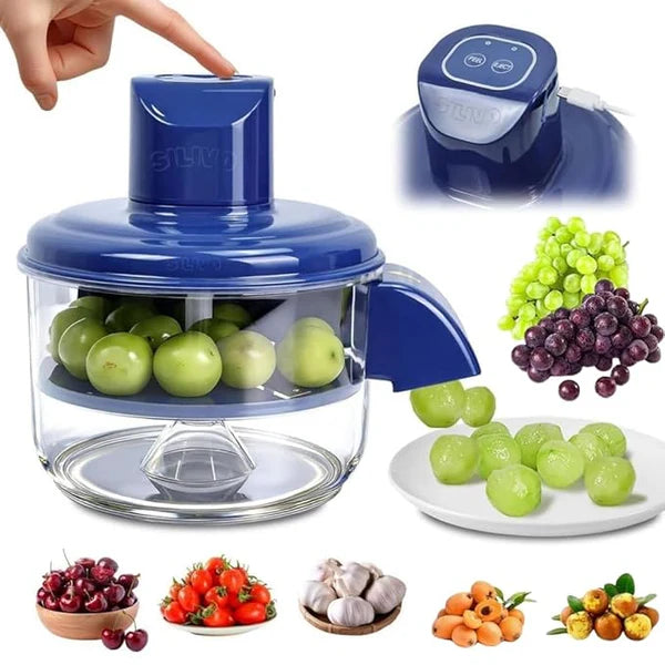 Electric Veggie & Garlic Skin Remover | One-Touch Effortless Peeling Machine